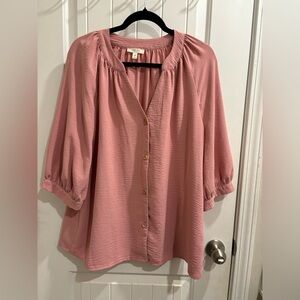 Pink blouse